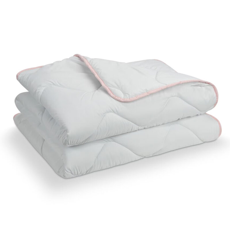 Завивка Dormeo Бегония 110078972, 140х200 см, Микровлакна Wellsleep, Изпиране до 40°C, Бързосъхнеща, Бял Намаления и отстъпки ЧеренПетък 2