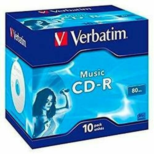 CD-R Verbatim Music CD-R Черен Намаления и отстъпки ЧеренПетък