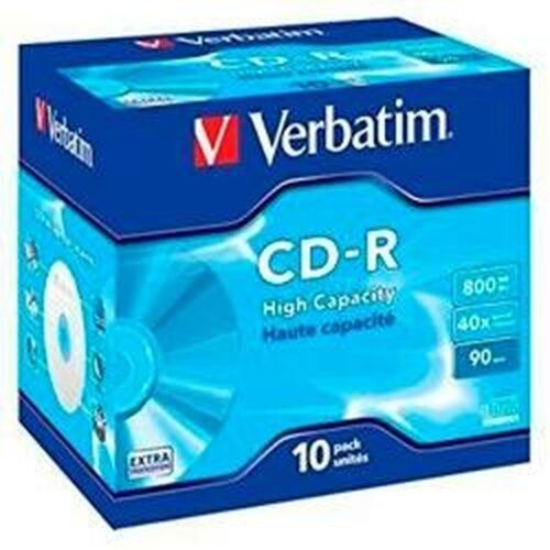 CD-R Verbatim High Capacity 10 броя 40x 800 MB Намаления и отстъпки ЧеренПетък