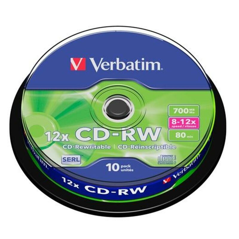 CD-RW Verbatim    10 броя 700 MB 12x Намаления и отстъпки ЧеренПетък 3