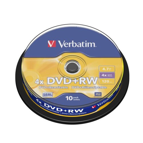 DVD-RW Verbatim    10 броя 4x 4,7 GB Намаления и отстъпки ЧеренПетък