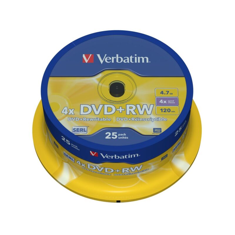 DVD-RW Verbatim    25 броя 4x 4,7 GB Намаления и отстъпки ЧеренПетък 3