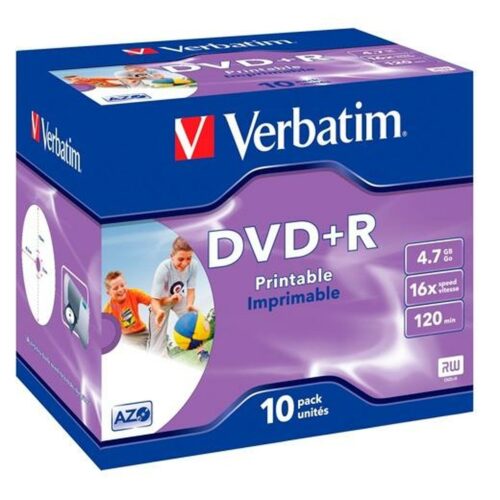 DVD+R устройство Verbatim 10 броя 16x 4,7 GB Намаления и отстъпки ЧеренПетък