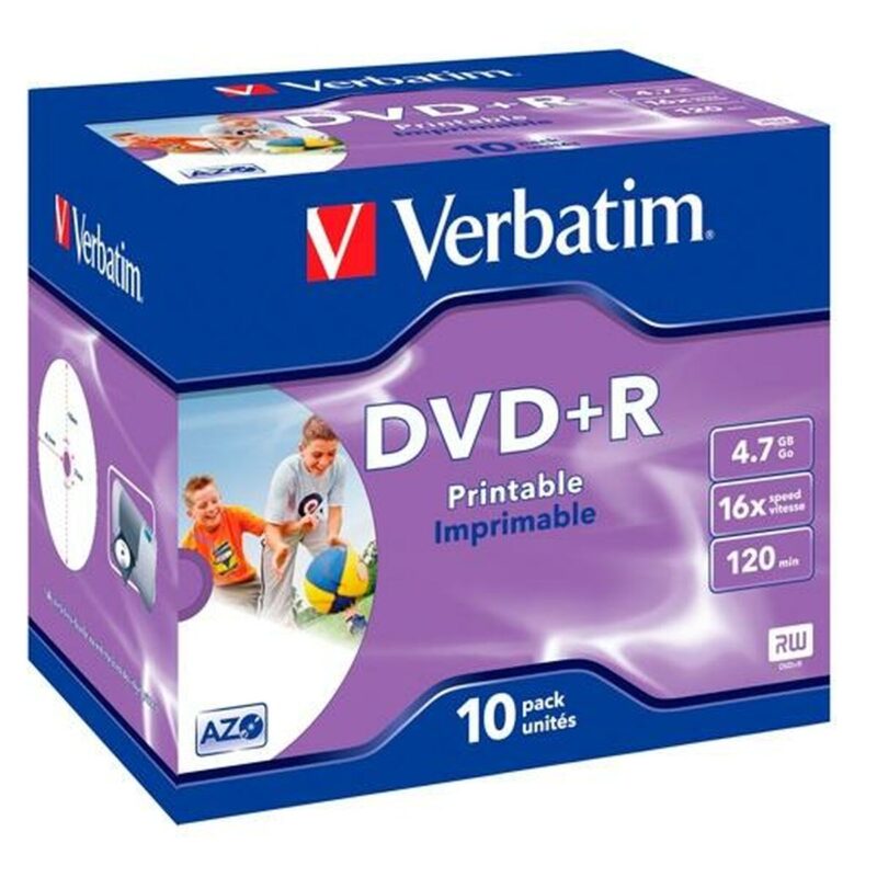 DVD+R устройство Verbatim 10 броя 16x 4,7 GB Намаления и отстъпки ЧеренПетък 3