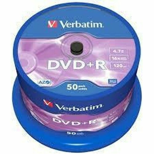 DVD-R Verbatim VB-DPR47S3A 50 броя Намаления и отстъпки ЧеренПетък