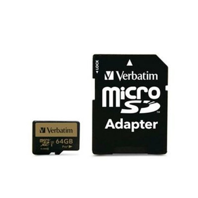 Mикро SD карта памет с адаптер Verbatim Pro+ Намаления и отстъпки ЧеренПетък 3