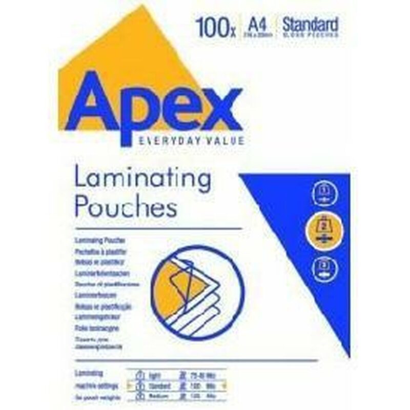 Laminating Pouches Fellowes Черен Прозрачен A4 Намаления и отстъпки ЧеренПетък