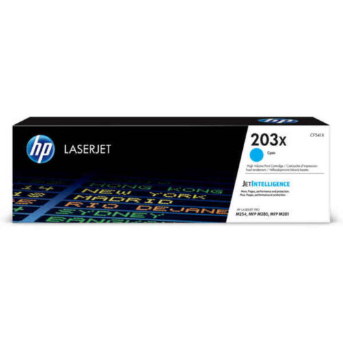Oригинален тонер HP 203X Синьо-зелен Намаления и отстъпки ЧеренПетък
