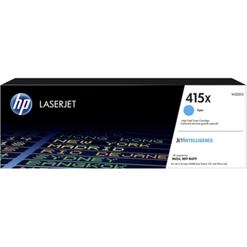 Oригинален тонер HP 415X Синьо-зелен Намаления и отстъпки ЧеренПетък 3