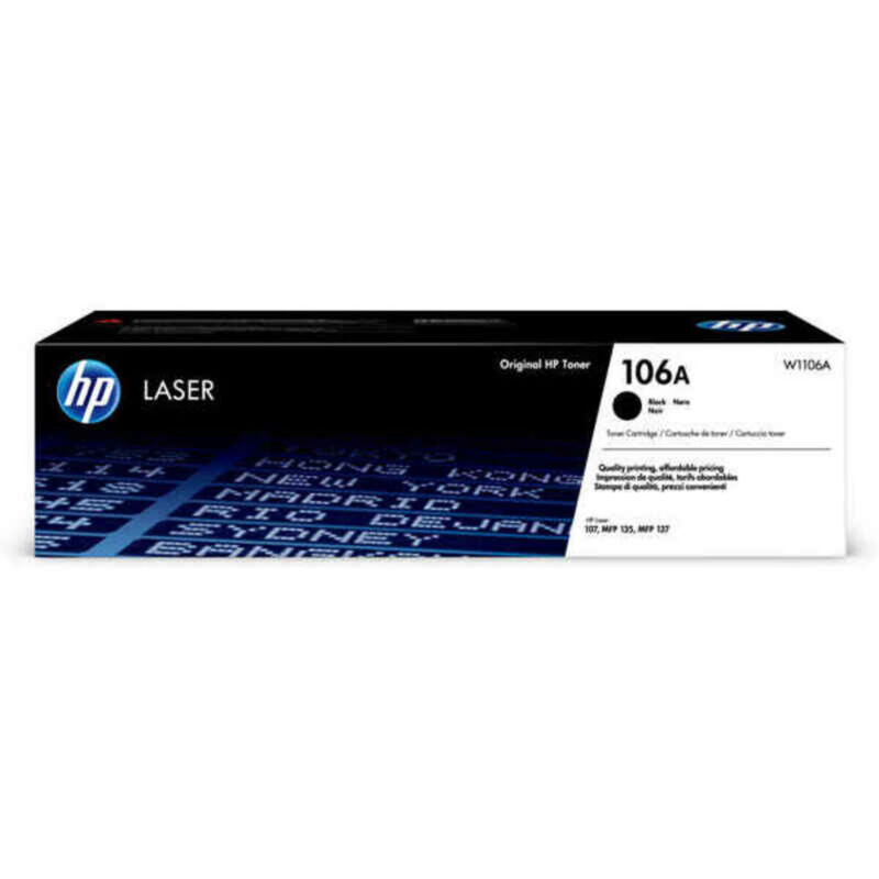 Oригинален тонер HP W1106A Черен Намаления и отстъпки ЧеренПетък 3