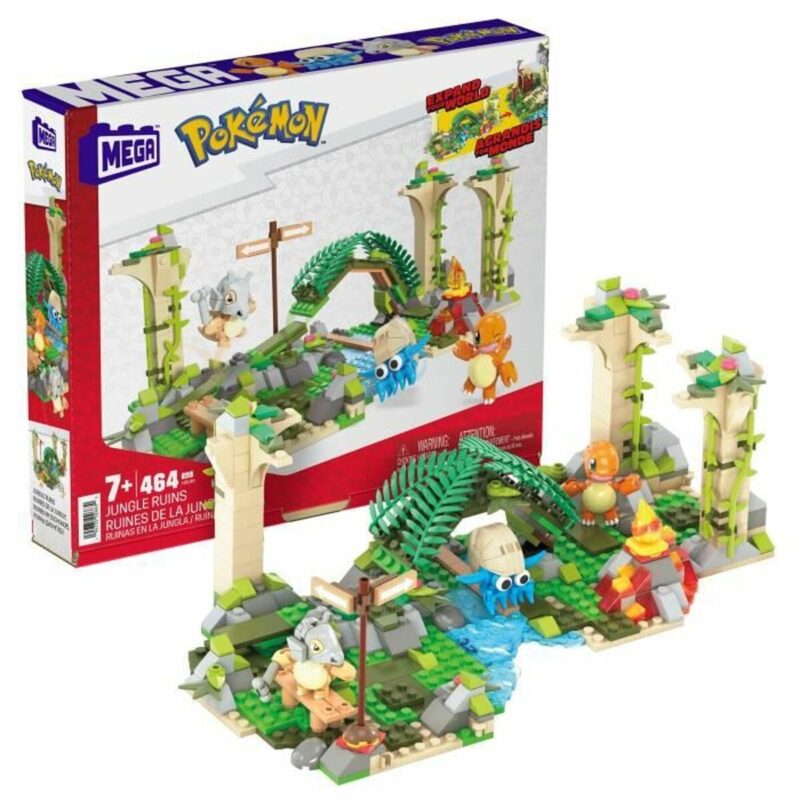 Playset Mega Construx The Forgotten Ruins + 7 години 464 Части Намаления и отстъпки ЧеренПетък