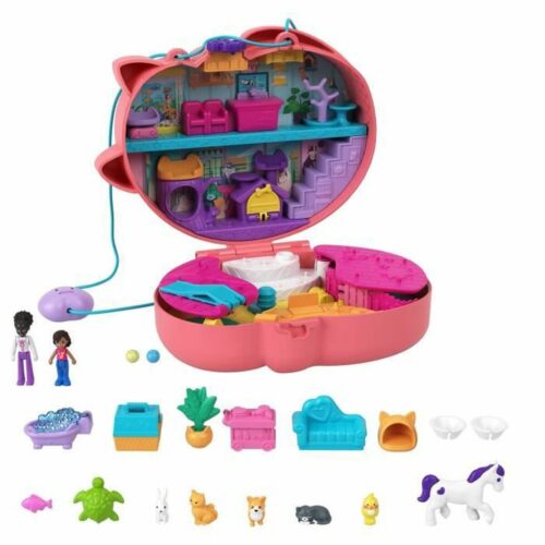 Playset Polly Pocket Cat Bag Calin Surprises Намаления и отстъпки ЧеренПетък