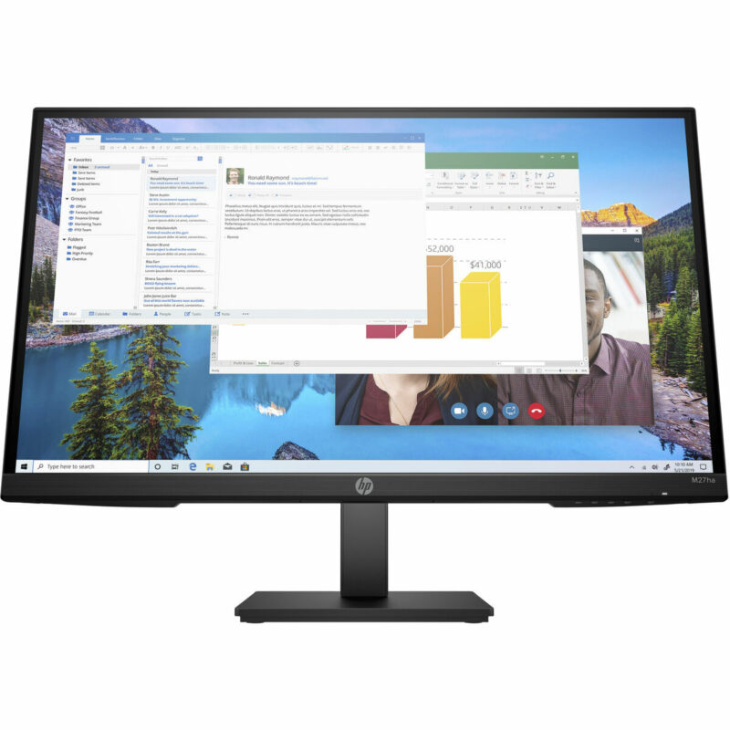 Gaming монитор HP M27ha 27" Full HD LED IPS Flicker free 50-60 Hz Намаления и отстъпки ЧеренПетък 3