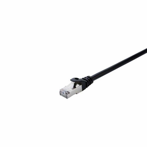 FTP категория 7 твърд мрежови кабел V7 V7CAT7FSTP-50C-BLK   Черен 0,5 m