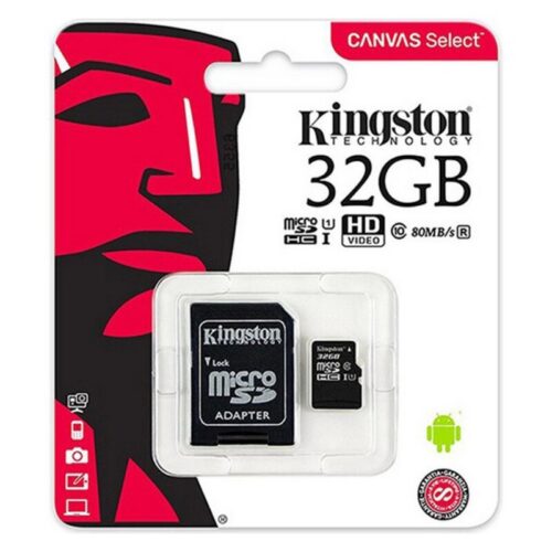 Mикро SD карта памет с адаптер Kingston exFAT - 32 GB