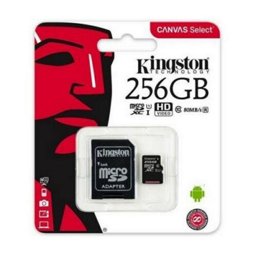 Mикро SD карта памет с адаптер Kingston SDCS2 100 MB/s – 256 GB Намаления и отстъпки ЧеренПетък