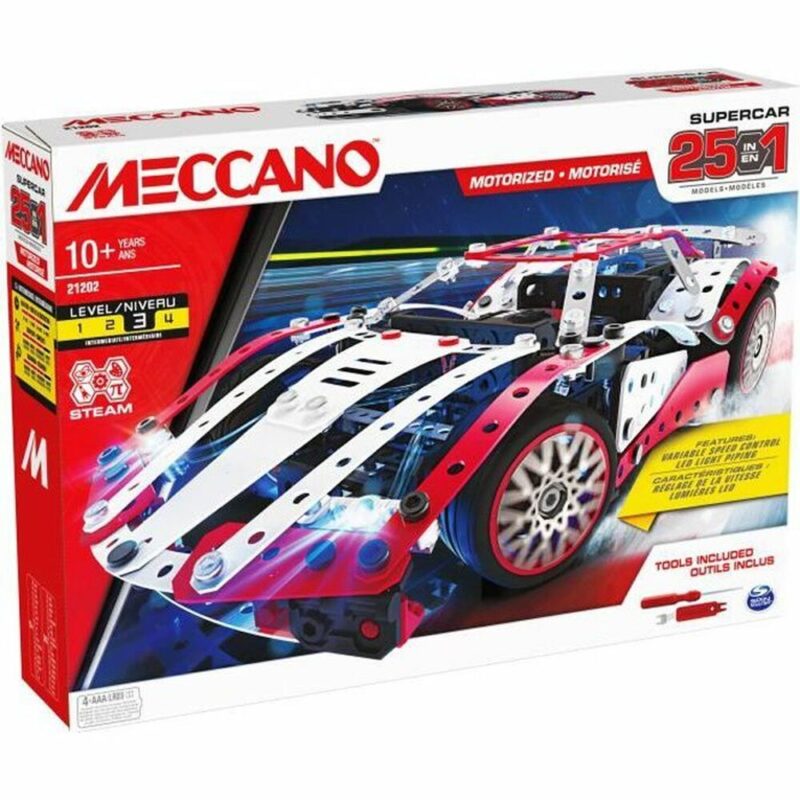 Playset Meccano Supercar (347 Части) Намаления и отстъпки ЧеренПетък