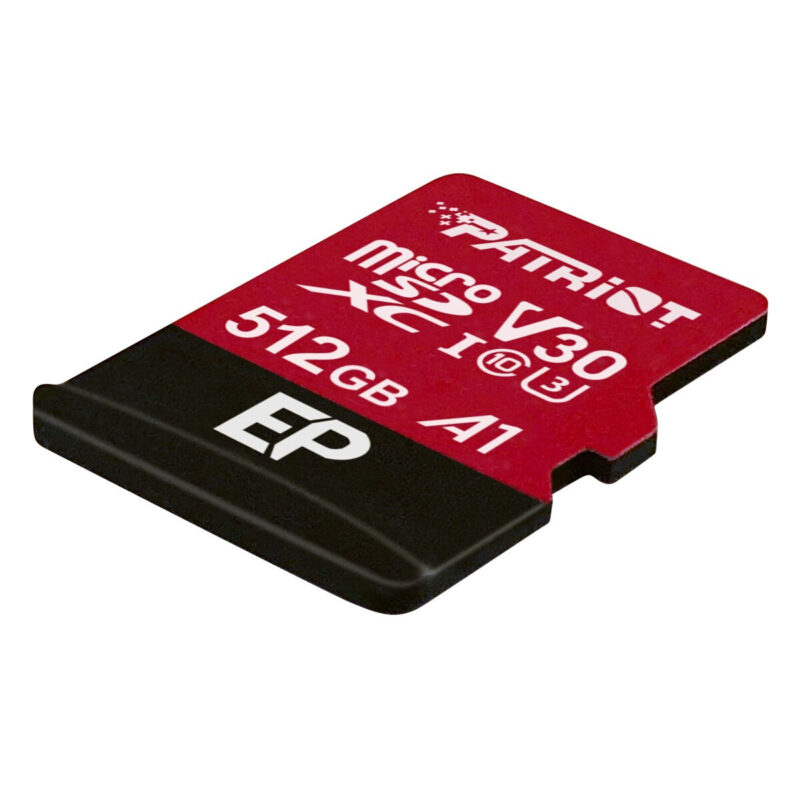 Micro SD карта Patriot Memory EP V30 A1 512 GB Намаления и отстъпки ЧеренПетък 3