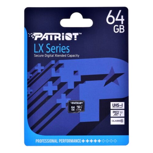 Micro SD карта Patriot Memory PSF64GMDC10 64 GB Намаления и отстъпки ЧеренПетък