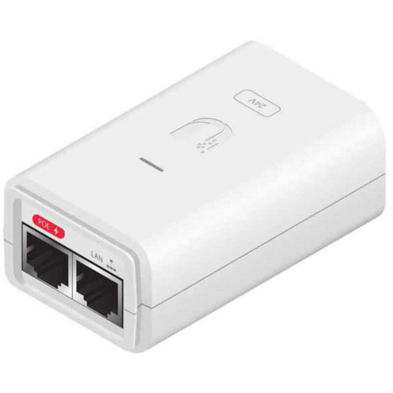 PoE инжектор UBIQUITI POE-24-7W-G-WH (След ремонт A) Намаления и отстъпки ЧеренПетък 3