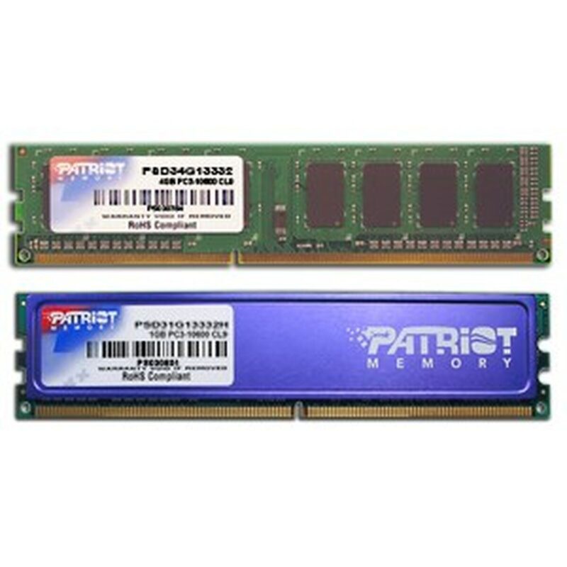 RAM памет Patriot Memory PSD34G13332 DDR3 4 GB CL9 Намаления и отстъпки ЧеренПетък 3