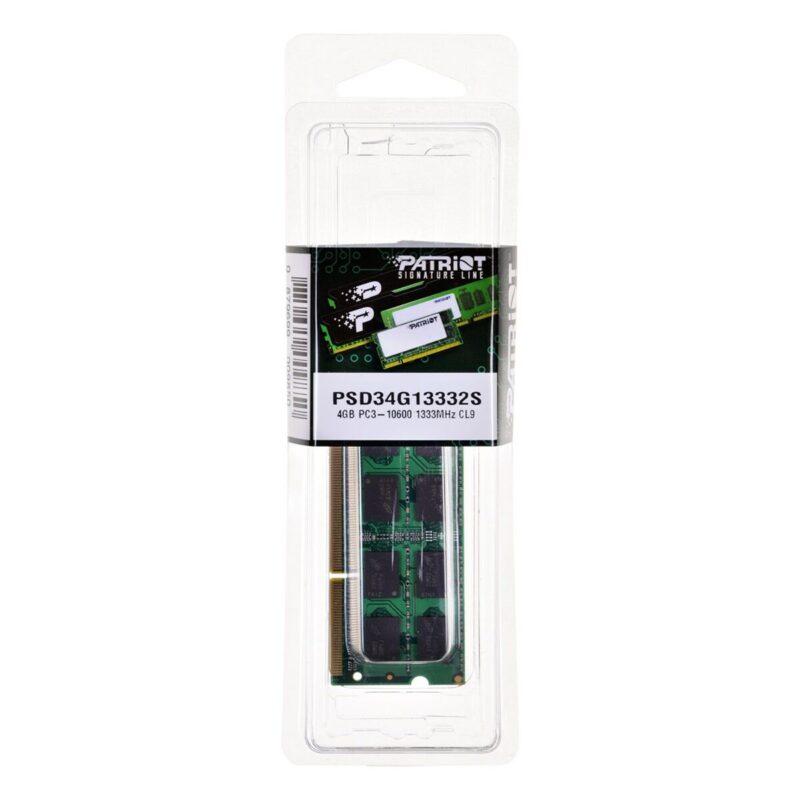 RAM памет Patriot Memory 4GB DDR3 SODIMM DDR3 4 GB CL9 Намаления и отстъпки ЧеренПетък 3