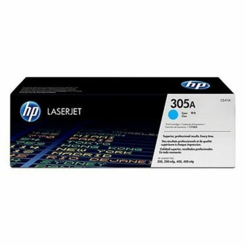 Oригинален тонер HP CE411A Синьо-зелен