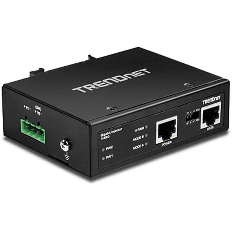 PoE инжектор Trendnet TI-IG60 1000 Mbit/s Черен Намаления и отстъпки ЧеренПетък 3