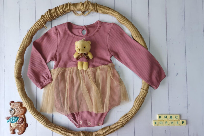 Бебешка боди рокля Little Pink Beauty Намаления и отстъпки ЧеренПетък