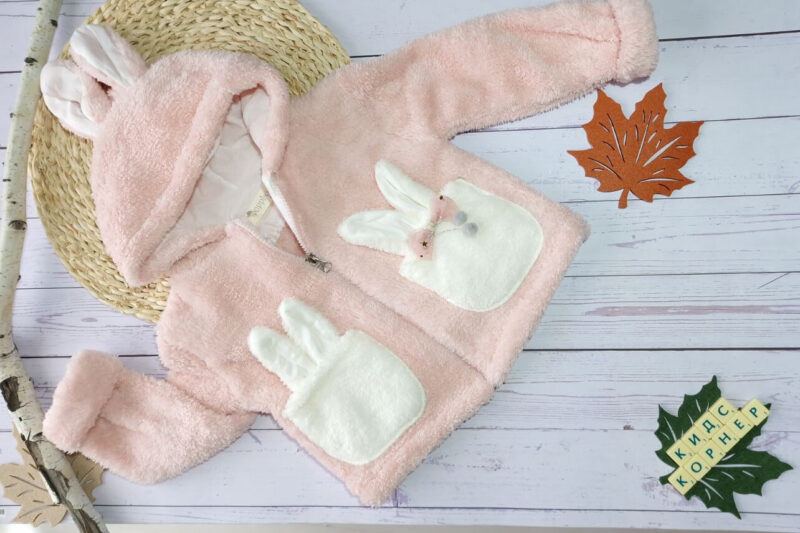 Детско плюшено палто Fluffy Bunny Намаления и отстъпки ЧеренПетък
