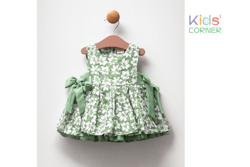 Бебешка лятна рокля Charm in Green Намаления и отстъпки ЧеренПетък