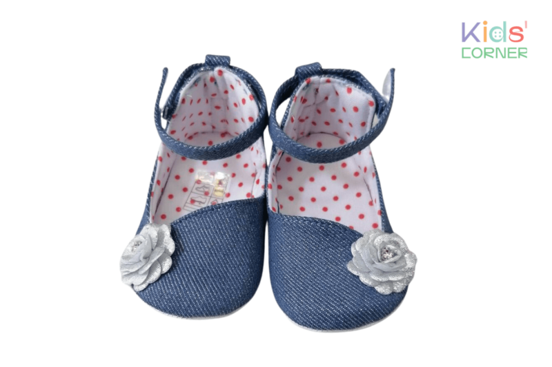 Бебешки пантофки Blue Denim& Flower Намаления и отстъпки ЧеренПетък