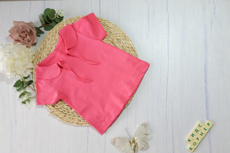 Лятна блузка за момиче Pinkish Collar Намаления и отстъпки ЧеренПетък