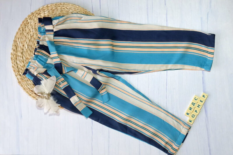 Детски панталон за момиче Blue Stripe Намаления и отстъпки ЧеренПетък