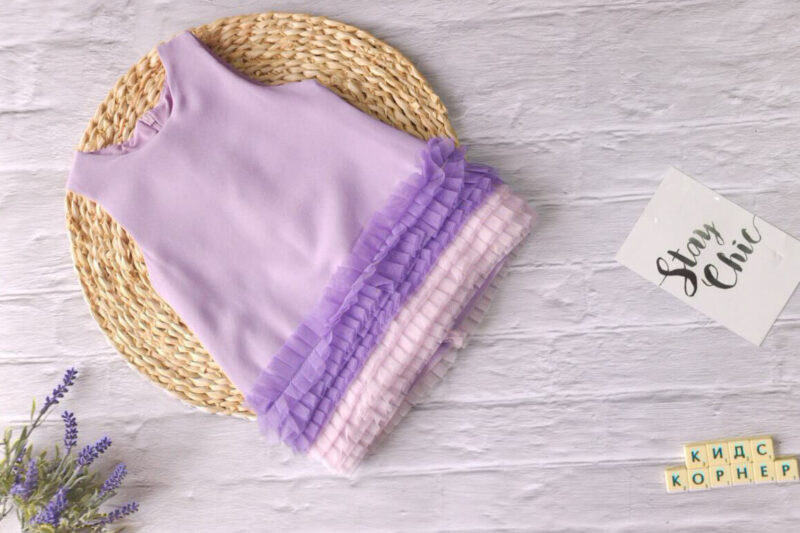Официална бебешка рокля Purple Glam Girl Намаления и отстъпки ЧеренПетък