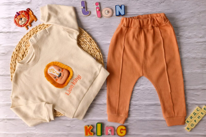 Вафлен бебешки комплект Lion King Намаления и отстъпки ЧеренПетък