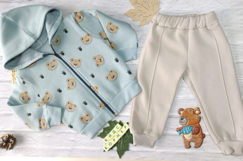 Ватиран детски комплект Cute Blue Bears Намаления и отстъпки ЧеренПетък