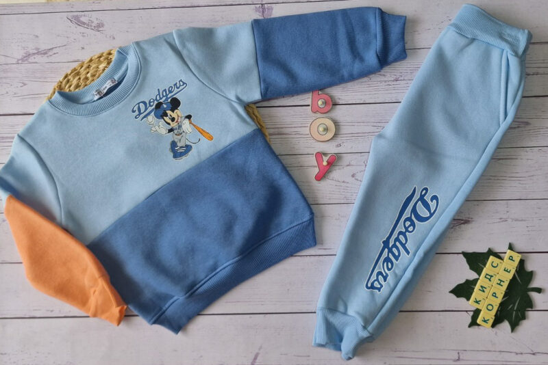 Ватиран комплект за момче Dodgers Blue Намаления и отстъпки ЧеренПетък