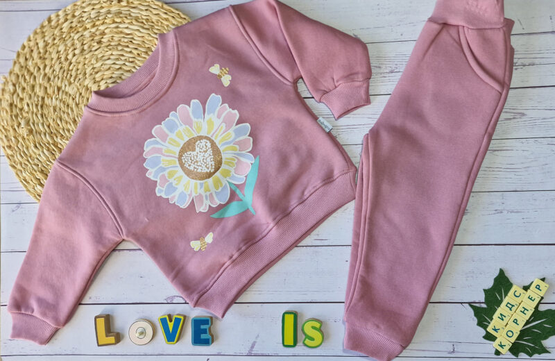 Комплект за момиче с вата Flower Намаления и отстъпки ЧеренПетък