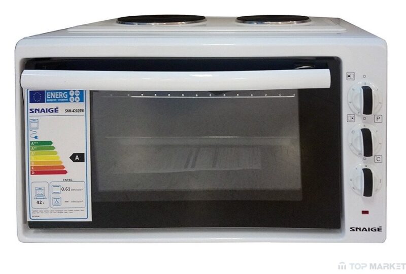 Готварска печка SNAIGE SNM-4202RW мини Намаления и отстъпки ЧеренПетък 3