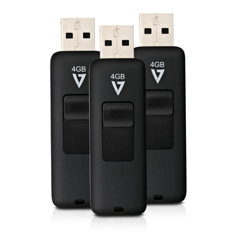 Mикро SD карта памет с адаптер V7 VF24GAR-3PK-3E       4 GB Черен Намаления и отстъпки ЧеренПетък 3