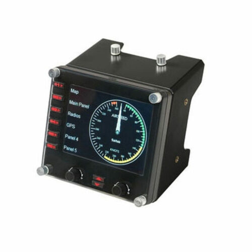 Joystick Logitech G Saitek Pro Flight Instrument Panel Контролер на полета Намаления и отстъпки ЧеренПетък