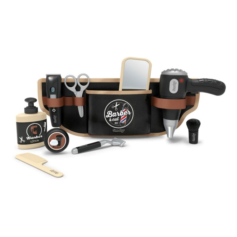 Playset Smoby BARBER & CUT BELT Черен Намаления и отстъпки ЧеренПетък