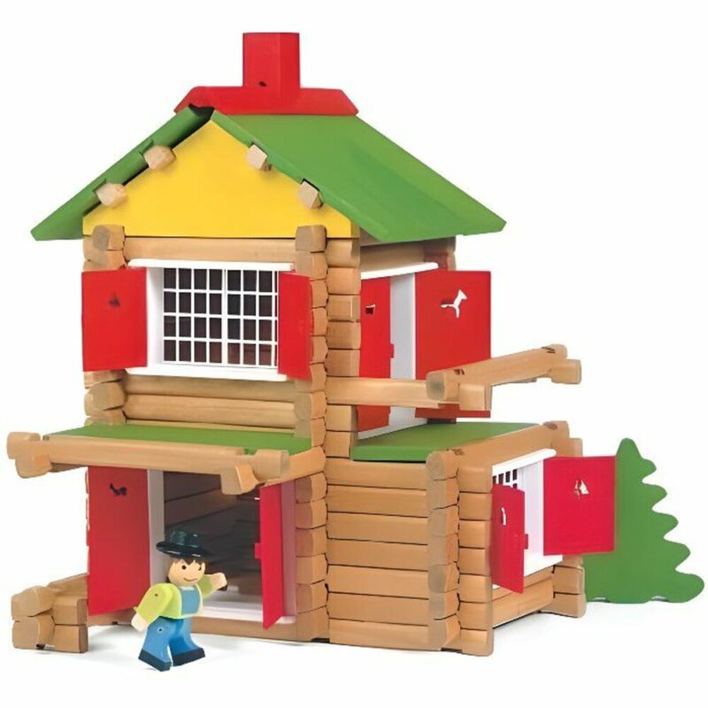 Playset Jeujura My Wooden Chalet (135 Части) Намаления и отстъпки ЧеренПетък
