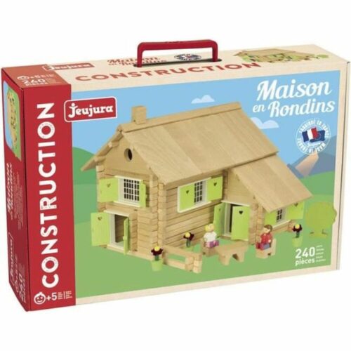 Playset Jeujura  Log house 240 Части (240 Части) Намаления и отстъпки ЧеренПетък