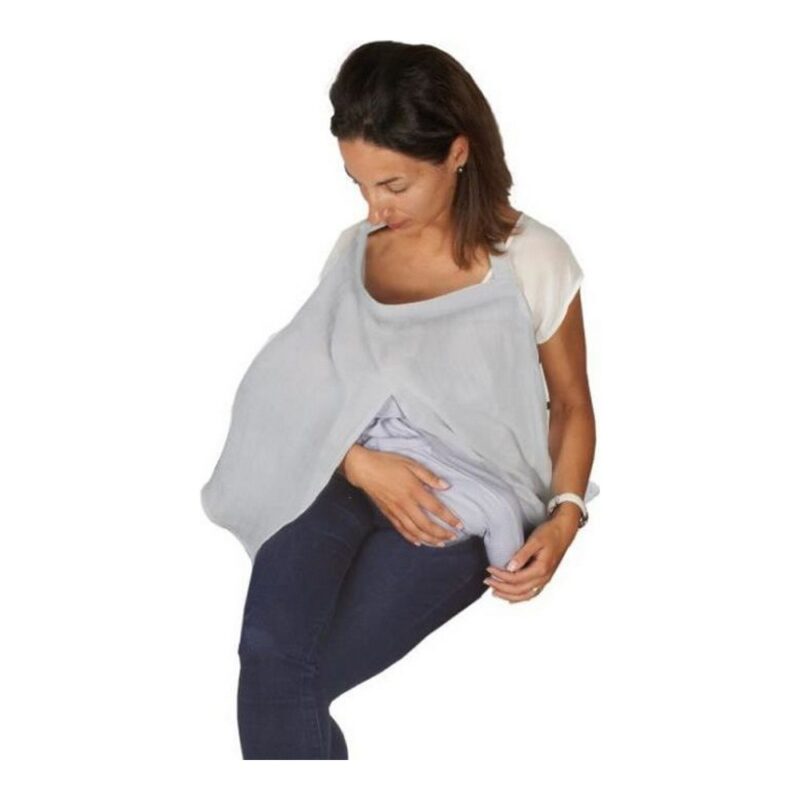 Breastfeeding Blanket Tineo Сив Намаления и отстъпки ЧеренПетък
