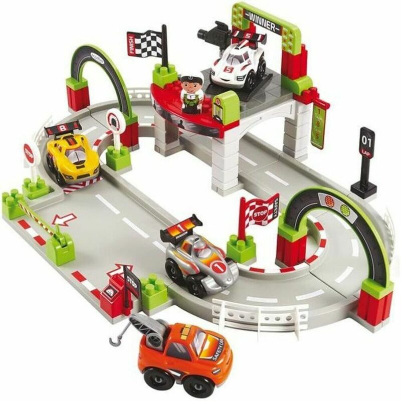 Playset Ecoiffier Grand prix circuit: Abrick 5 Части Намаления и отстъпки ЧеренПетък