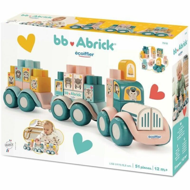 Playset Ecoiffier Train A Construre Намаления и отстъпки ЧеренПетък