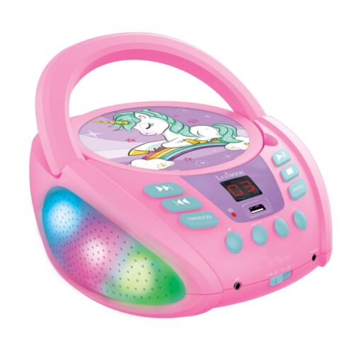 CD/MP3 плейър Lexibook Bluetooth Розов Детски Еднорог