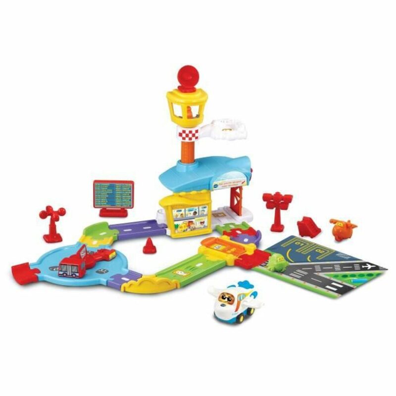 Playset Vtech AÉROPORT DÉCOLLAGE (FR) Намаления и отстъпки ЧеренПетък